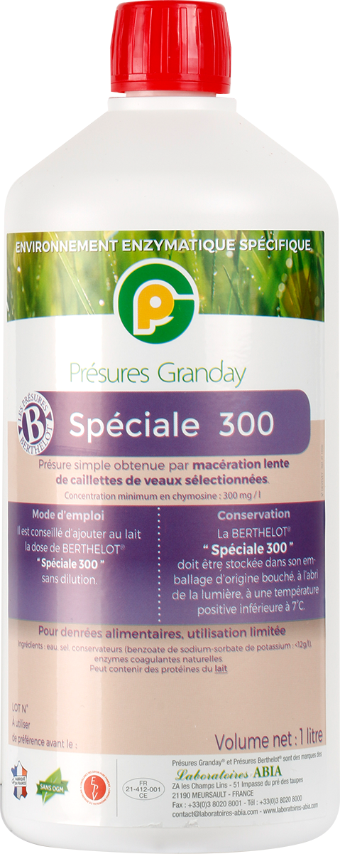 Présure Spéciale pour faisselle